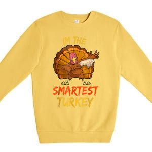 Funny Turkey Matching Family Group Thanksgiving Party Pajama Premium Crewneck Sweatshirt