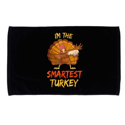 Funny Turkey Matching Family Group Thanksgiving Party Pajama Microfiber Hand Towel