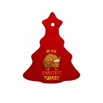 Funny Turkey Matching Family Group Thanksgiving Party Pajama Ceramic Tree Ornament