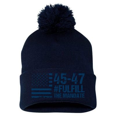 Fulfill The Mandate 45 47 Pom Pom 12in Knit Beanie