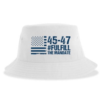 Fulfill The Mandate 45 47 Sustainable Bucket Hat