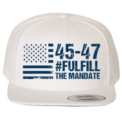 Fulfill The Mandate 45 47 Wool Snapback Cap