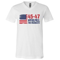 Fulfill The Mandate 45 47 V-Neck T-Shirt