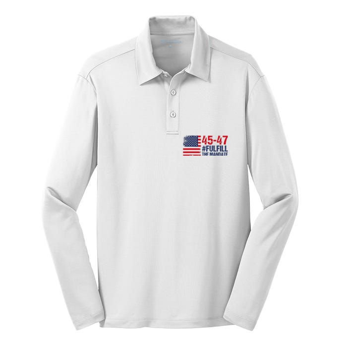 Fulfill The Mandate 45 47 Silk Touch Performance Long Sleeve Polo