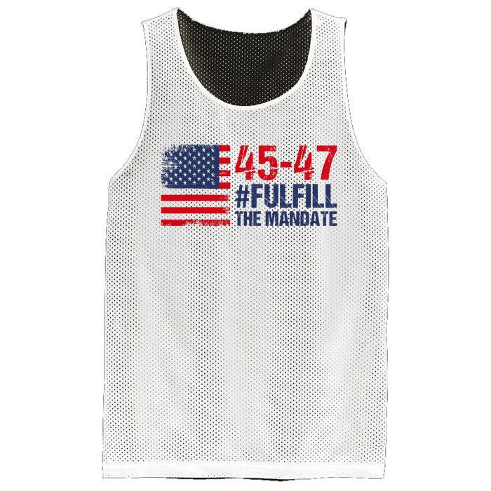 Fulfill The Mandate 45 47 Mesh Reversible Basketball Jersey Tank