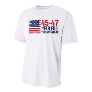 Fulfill The Mandate 45 47 Performance Sprint T-Shirt