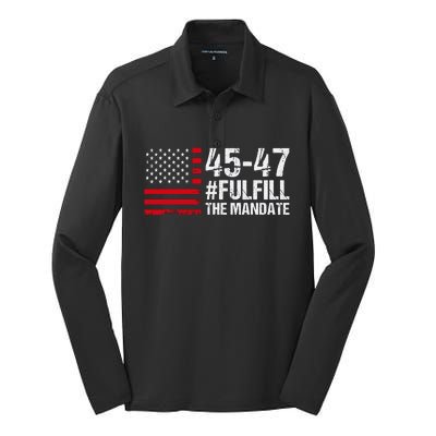 Fulfill The Mandate 45 47 Silk Touch Performance Long Sleeve Polo