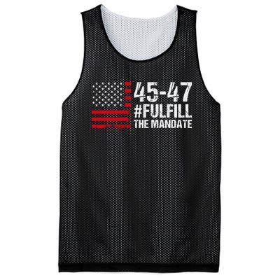 Fulfill The Mandate 45 47 Mesh Reversible Basketball Jersey Tank