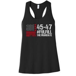 Fulfill The Mandate 45 47 Women's Racerback Tank