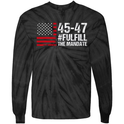 Fulfill The Mandate 45 47 Tie-Dye Long Sleeve Shirt