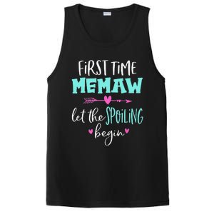 First Time Memaw Let the Spoiling Begin Cute Mother's Day PosiCharge Competitor Tank