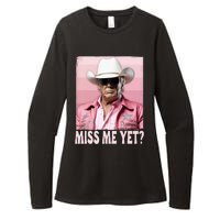 Funny Trump Miss Me Yet Trump 2024 President 2024 Womens CVC Long Sleeve Shirt