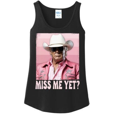 Funny Trump Miss Me Yet Trump 2024 President 2024 Ladies Essential Tank