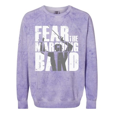 Fear The Marching Band Funny Parody Colorblast Crewneck Sweatshirt