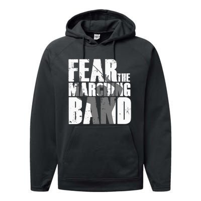 Fear The Marching Band Funny Parody Performance Fleece Hoodie