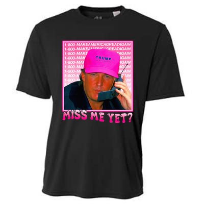 Funny Trump Miss Me Yet Trump 2024 President 2024 Cooling Performance Crew T-Shirt