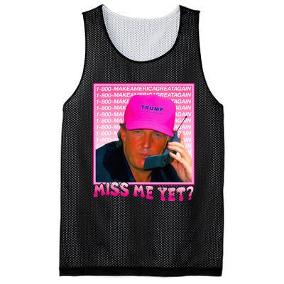 Funny Trump Miss Me Yet Trump 2024 President 2024 Mesh Reversible Basketball Jersey Tank