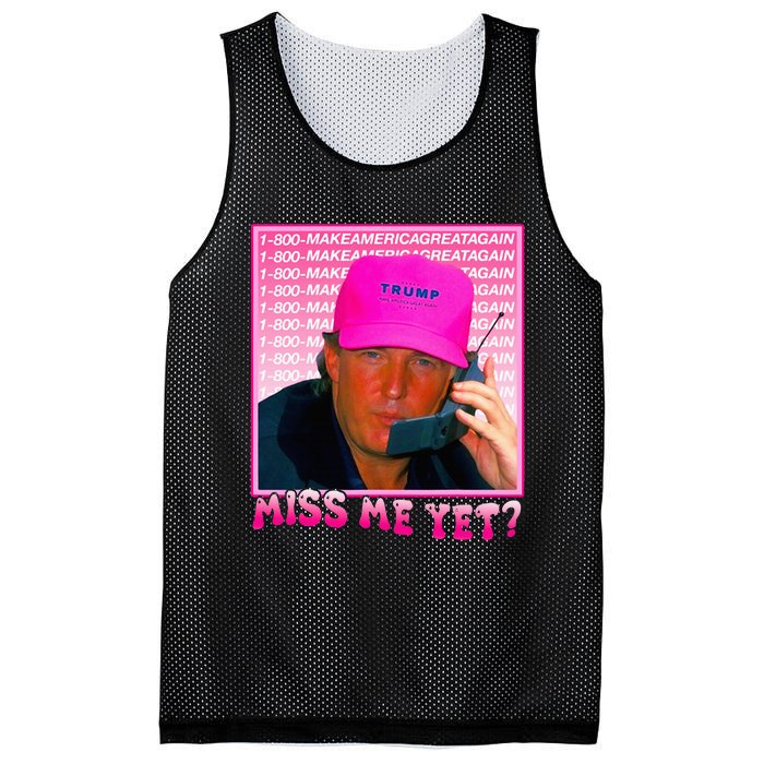 Funny Trump Miss Me Yet Trump 2024 President 2024 Mesh Reversible Basketball Jersey Tank