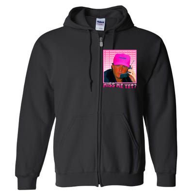 Funny Trump Miss Me Yet Trump 2024 President 2024 Full Zip Hoodie