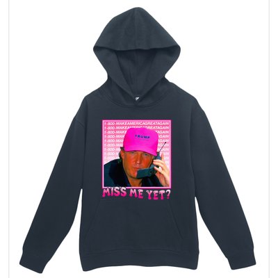 Funny Trump Miss Me Yet Trump 2024 President 2024 Urban Pullover Hoodie