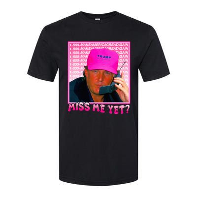 Funny Trump Miss Me Yet Trump 2024 President 2024 Softstyle CVC T-Shirt