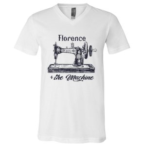 Florence The Machine Sewciopath Sewing Lover V-Neck T-Shirt