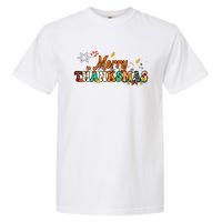 Funny Thanksmas Merry Thanksmas Thanksgiving Christmas Garment-Dyed Heavyweight T-Shirt