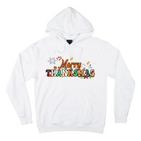 Funny Thanksmas Merry Thanksmas Thanksgiving Christmas Hoodie