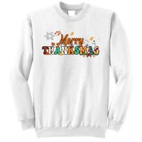 Funny Thanksmas Merry Thanksmas Thanksgiving Christmas Sweatshirt