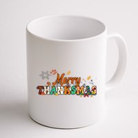 Funny Thanksmas Merry Thanksmas Thanksgiving Christmas Coffee Mug