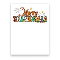 Funny Thanksmas Merry Thanksmas Thanksgiving Christmas Poster