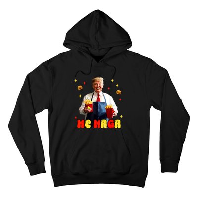 Funny Trump Mc Maga Fries Fast Food Hoodie