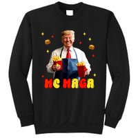 Funny Trump Mc Maga Fries Fast Food Sweatshirt