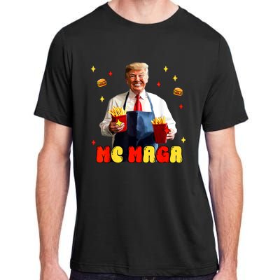 Funny Trump Mc Maga Fries Fast Food Adult ChromaSoft Performance T-Shirt