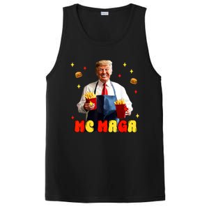 Funny Trump Mc Maga Fries Fast Food PosiCharge Competitor Tank