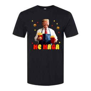 Funny Trump Mc Maga Fries Fast Food Softstyle CVC T-Shirt