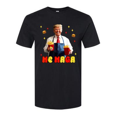 Funny Trump Mc Maga Fries Fast Food Softstyle CVC T-Shirt