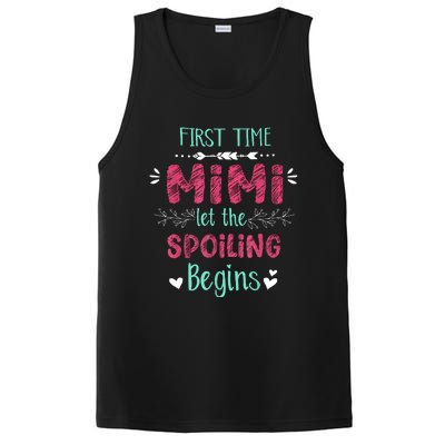 First Time Mimi Let The Spoiling Begin Funny New Grandma PosiCharge Competitor Tank