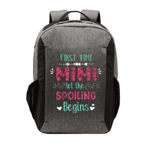 First Time Mimi Let The Spoiling Begin Funny New Grandma Vector Backpack