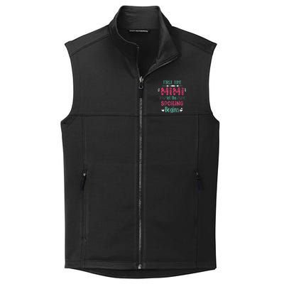 First Time Mimi Let The Spoiling Begin Funny New Grandma Collective Smooth Fleece Vest