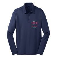 First Time Mimi Let The Spoiling Begin Funny New Grandma Silk Touch Performance Long Sleeve Polo