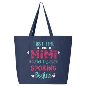 First Time Mimi Let The Spoiling Begin Funny New Grandma 25L Jumbo Tote