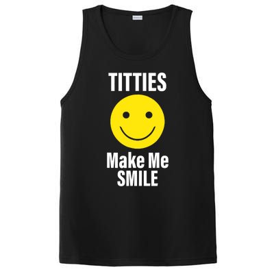 Funny Titties Make Me Smile PosiCharge Competitor Tank