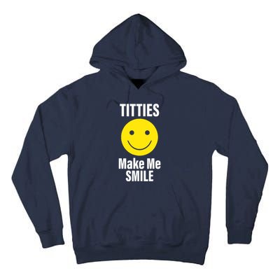 Funny Titties Make Me Smile Tall Hoodie