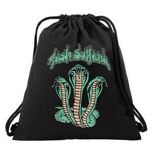 funny tash Merch Snakes Art gifts Drawstring Bag