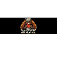 Funny Turkey Make Thanksgiving Great Again Turkey Face Bumper Sticker