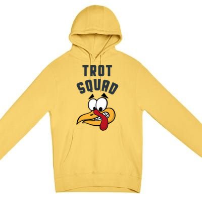 Funny Thanksgiving Matching Turkey Trot Squad Costume Gift Premium Pullover Hoodie