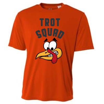 Funny Thanksgiving Matching Turkey Trot Squad Costume Gift Cooling Performance Crew T-Shirt