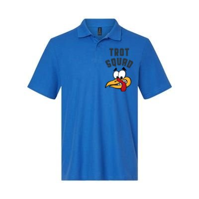 Funny Thanksgiving Matching Turkey Trot Squad Costume Gift Softstyle Adult Sport Polo