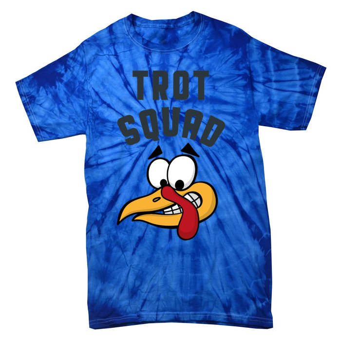 Funny Thanksgiving Matching Turkey Trot Squad Costume Gift Tie-Dye T-Shirt